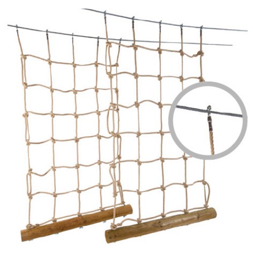 探险公园 悬挂障碍 挂网窗帘