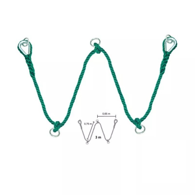 树顶探险乐园 之字形绳索